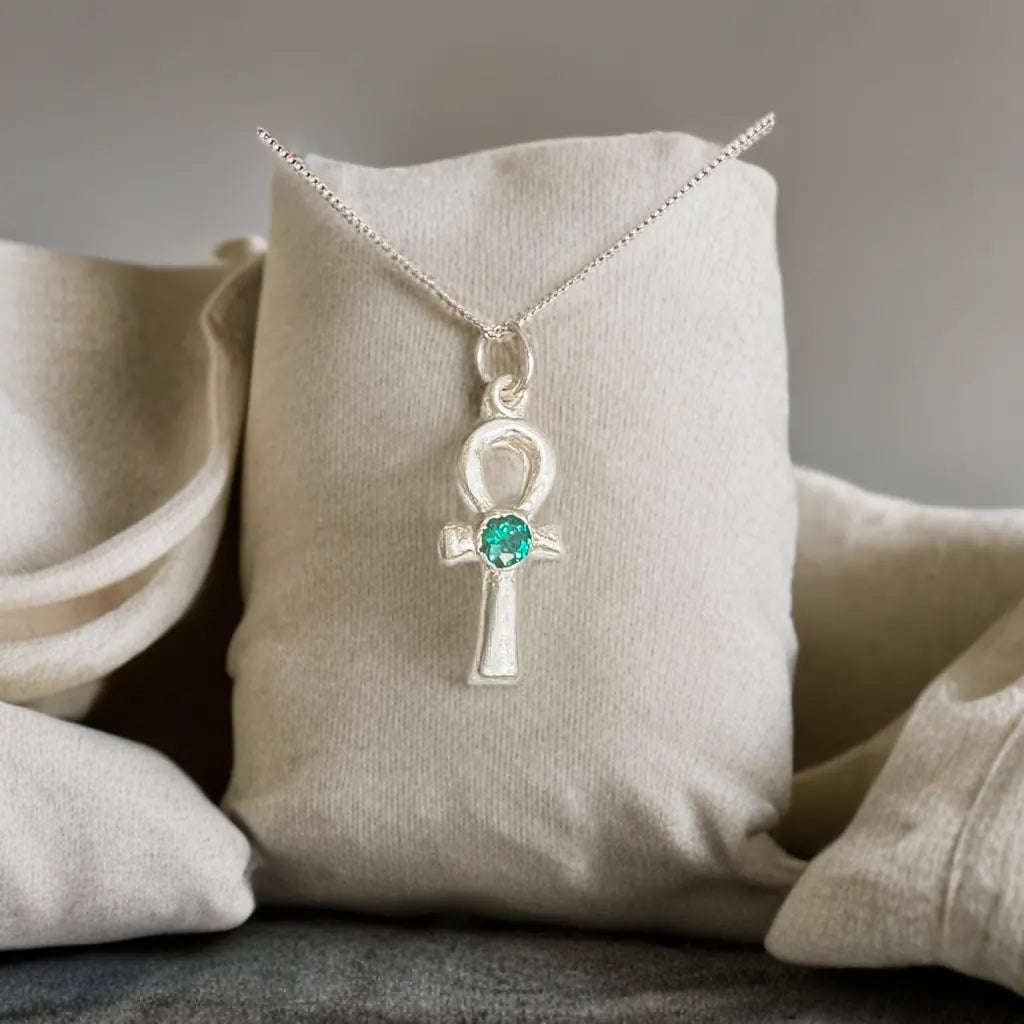 Handmade Silver Egyptian “Key of Life” Necklace The Big Little Shop