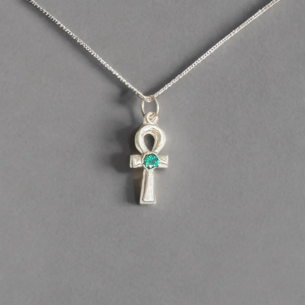 Handmade Silver Egyptian “Key of Life” Necklace The Big Little Shop