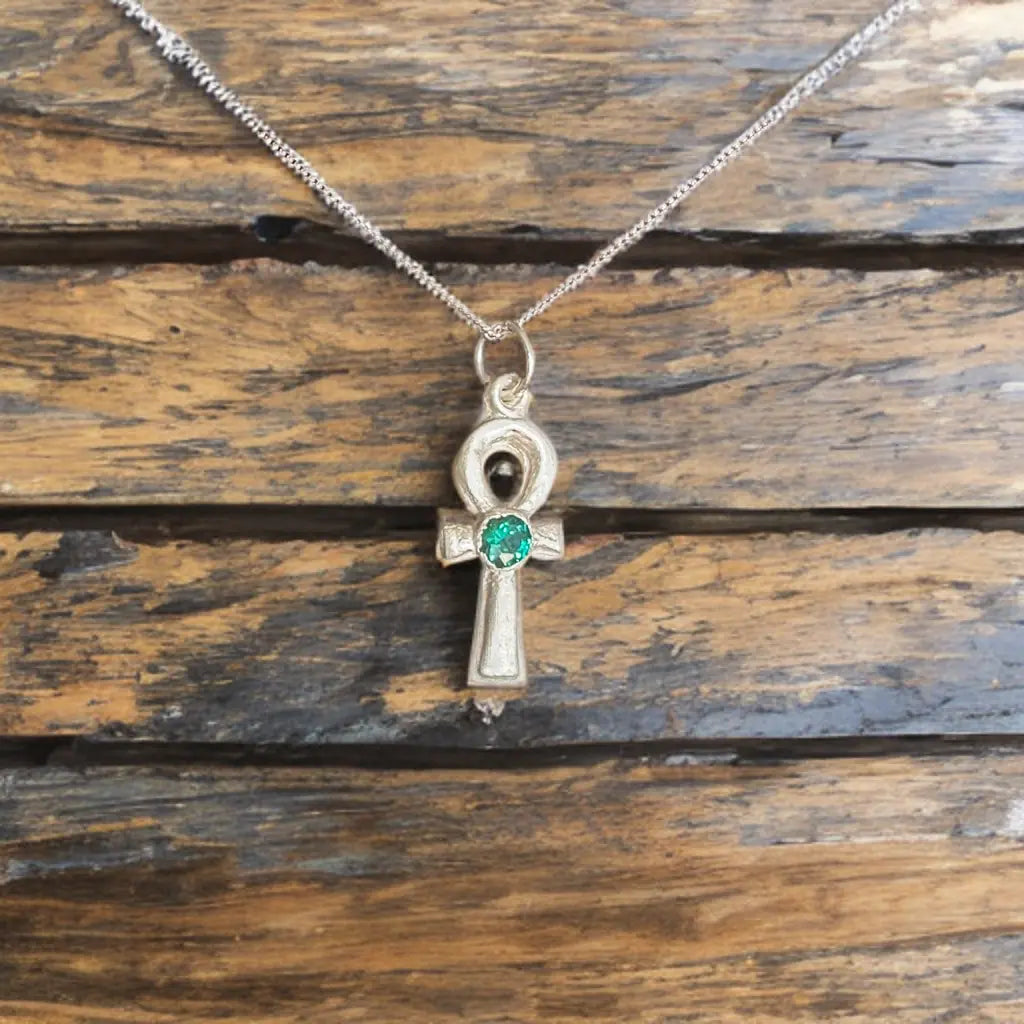 Handmade Silver Egyptian “Key of Life” Necklace The Big Little Shop