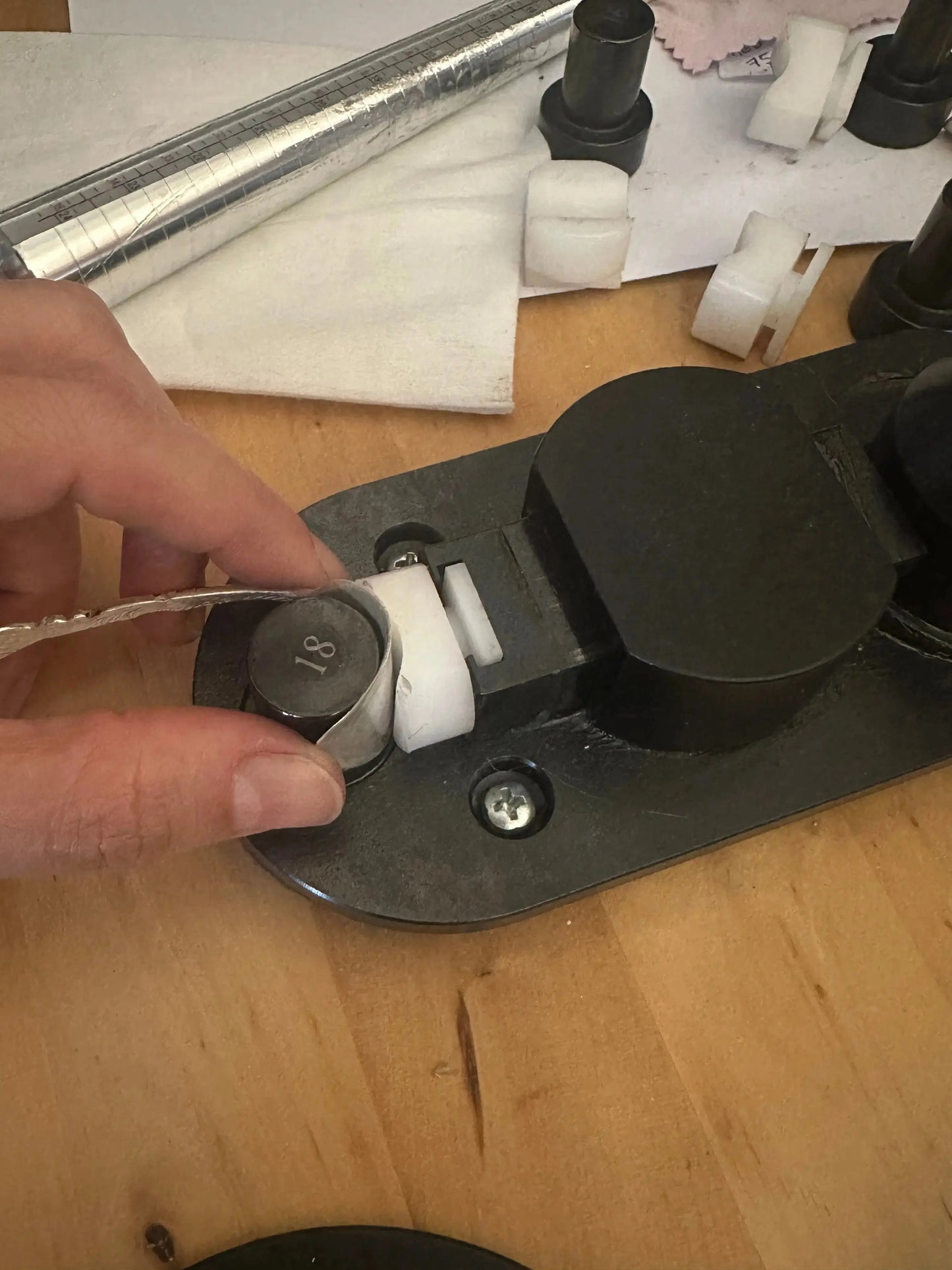 Vintage Swedish Spoon Floral Ring