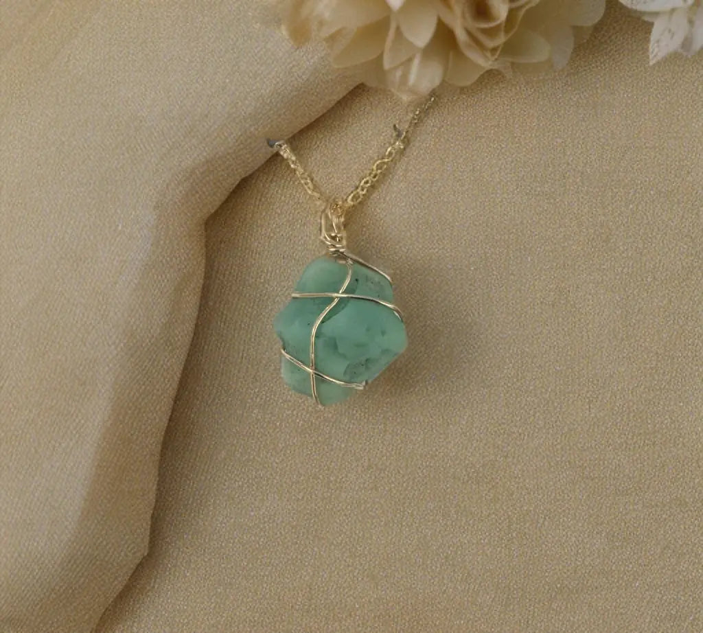 Rare Milk Sea Glass Gold-filled Necklace The Big Little Shop