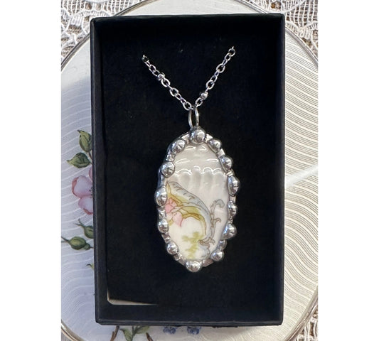 Vintage Limoges Ceramic Necklace