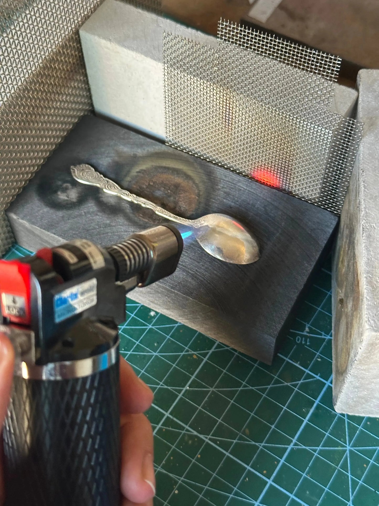 Vintage Swedish Spoon Floral Ring