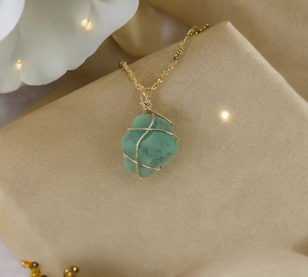 Rare Milk Sea Glass Gold-filled Necklace The Big Little Shop